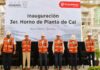 Inaugura gobernador Alfonso Durazo tercer horno en planta de cal de Grupo México en Agua Prieta