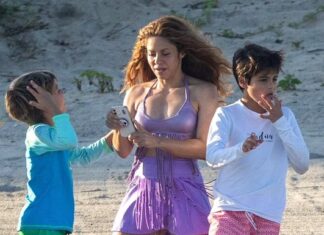Shakira se olvida de Piqué y disfruta de unas vacaciones en México con sus hijos