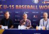 A punto de cantarse el «playball» en el Campeonato Mundial de Beisbol U15