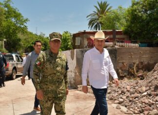 No regatearemos el apoyo a las familias de Guaymas y Empalme: gobernador Alfonso Durazo