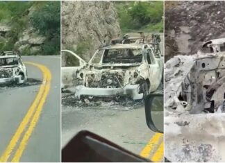 Atacan a trabajadores de la CFE e incendian su vehículo en la sierra alta de Sonora