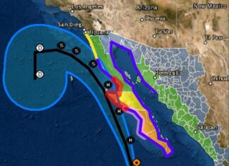 Mantiene Protección Civil Sonora monitoreo de huracán “Kay”