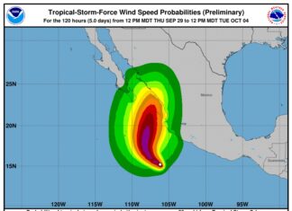 Mantendrá Protección Civil Sonora monitoreo de tormenta tropical «Orlene»