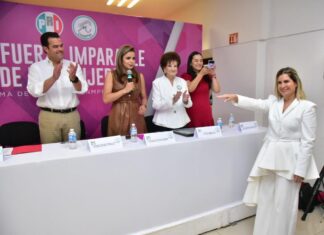 Renueva dirigencia ONMPRI Sonora, toman protesta a Lupita Soto