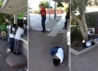 Profesor organizó simulacro de balacera en primaria de Guaymas