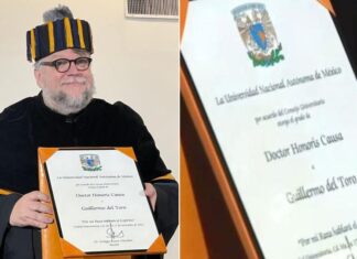 Guillermo del Toro recibe doctorado honoris causa de la UNAM