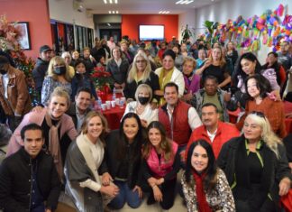 Refrendan compromisos y buenos deseos líderes priistas