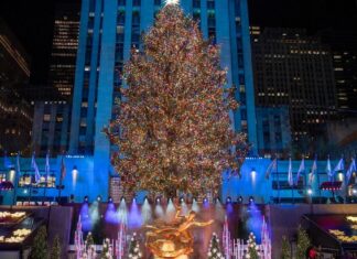 Navidad Llega a Nueva York, encienden Árbol de Rockefeller