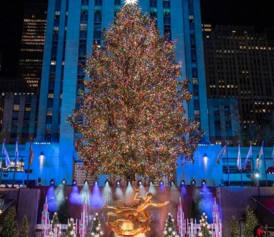 Navidad Llega a Nueva York, encienden Árbol de Rockefeller