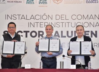 Atestigua gobernador Alfonso Durazo Instalación del Comando Estatal Interinstitucional del Sector Salud