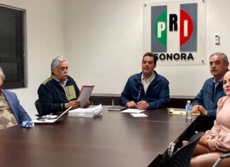 Con trabajo del M.T. se fortalece PRI en Sonora: Rogelio Díaz Brown