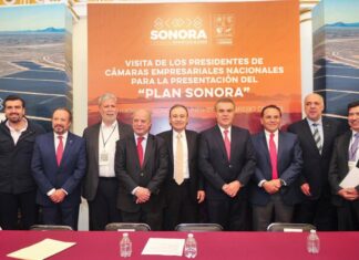 Líderes de cámaras empresariales nacionales respaldan el Plan Sonora: gobernador Alfonso Durazo