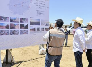 Infraestructura para control de inundaciones busca salvaguardar a familias aguapretenses: Alfonso Durazo