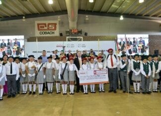 Premia gobernador Alfonso Durazo con un millón de pesos a ganadores del Primer Concurso de Escoltas 2023