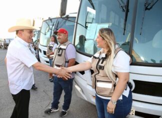 Fortalece gobernador Alfonso Durazo servicio de transporte con entrega de 163 unidades para 13 municipios