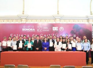 Beneficiamos a emprendedores sonorenses con certificación para afianzar desarrollo económico en la entidad: Alfonso Durazo