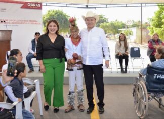 Gobernador Durazo entrega infraestructura vial y espacios públicos en beneficio de navojoenses