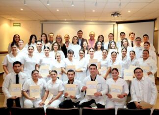 Culminan 36 estudiantes de enfermería, odontología, nutrición y medicina su servicio social en Isssteson