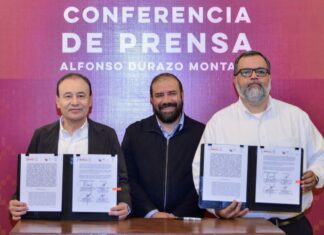 Firma Gobernador Durazo convenio para garantizar 100% de conectividad a Internet en Sonora