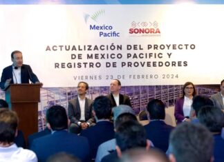 Encabeza Gobernador Durazo instalación de Mexico Pacific Limited en Sonora