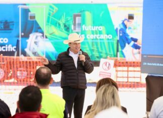 Inaugura Gobernador Durazo Parque Solar Akin y supervisa trabajos de planta de licuefacción de gas en Puerto Libertad