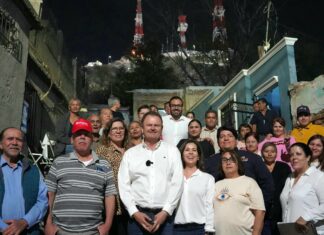 «El Borrego» Gándara en el Cerro de la Campana
