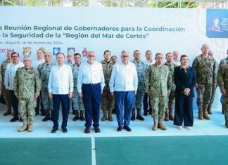 Asiste Gobernador a Octava Reunión para la Coordinación de Seguridad de la Región del Mar de Cortés