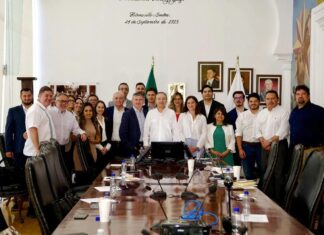 Presenta Gobierno de Sonora Proyecto de Energía Sostenible a Delegación de la Cámara de Comercio e Industria Franco-Mexicana