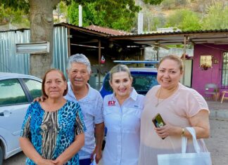 Ely Sallard candidata a diputada local por el Distrito 8 lleva sus propuestas de campaña a la Colonia El Ranchito