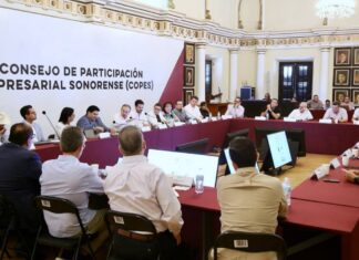 Encabeza Gobernador reunión del Consejo de Participación Empresarial Sonorense