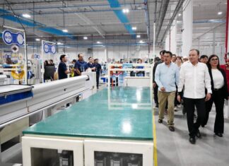 Atrae Gobernador Durazo más de mil nuevos empleos con inauguración de la planta Kyungshin México-Obregón