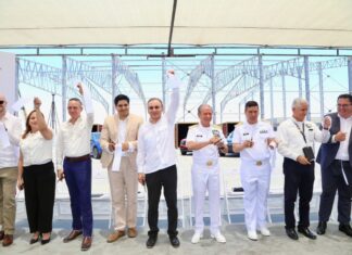 Consolida Gobernador Durazo modernización del Puerto de Guaymas como puerta logística del noroeste