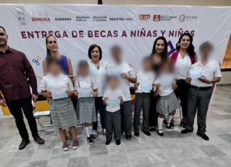 Entrega Gobierno de Sonora becas a hijos e hijas de internos del Cereso Cajeme