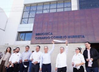 Cumple Gobernador Durazo con rehabilitación de calles del centro histórico y entrega de biblioteca del Colson