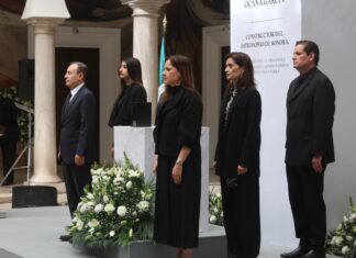 Honra Gobernador Durazo legado del Dr. Samuel Ocaña con homenaje póstumo en Palacio de Gobierno