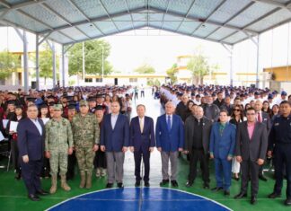 Gobernador Durazo refuerza corporaciones de seguridad con más policías egresados de la USP