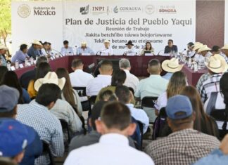 Gobernador Durazo avanza con acciones del Plan de Justicia Yaqui para fortalecer infraestructura hídrica