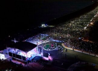 Con ambiente de fiesta y lleno total, Gobernador Durazo detona potencial turístico de Huatabampito con inauguración de Malecón