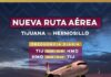 Gobernador Durazo fortalece conectividad y turismo en Sonora con nueva ruta aérea Hermosillo – Tijuana
