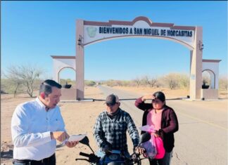 Inicia el Dr. Pavel Núñez gira de trabajo en el norte del estado; visita San Miguel de Horcasitas