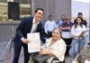 Entrega Gobernador Durazo escrituras a 250 familias de Hermosillo para garantizar certeza patrimonial