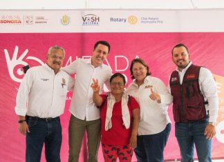 Gobierno de Sonora entrega más de mil lentes en el Poblado Miguel Alemán