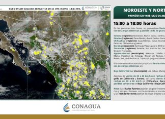 Llama Gobierno de Sonora a mantener medidas de prevención por tormentas y altas temperaturas