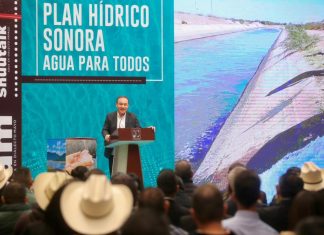 Gobernador Durazo garantiza agua en todo Sonora con más de mil obras hidráulicas del Plan Hídrico