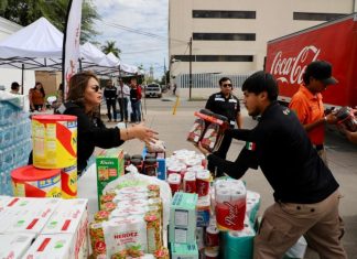 Entrega Gobierno de Sonora 5.6 toneladas de apoyo a damnificados del centro del país: CEPC