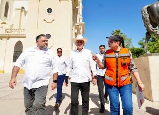 Gobernador Durazo recupera patrimonio histórico con entrega de segunda etapa de restauración de Catedral de Hermosillo