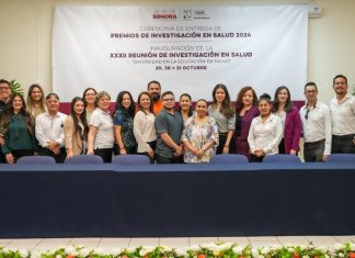 Celebra Gobierno de Sonora Ceremonia de Entrega de Premios de Investigación en Salud 2024