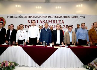 Reconoce CTM avances y acciones de Gobernador Durazo en beneficio de los trabajadores