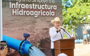 Con el respaldo de la Presidenta Sheinbaum fortalecemos la infraestructura hidroagrícola en el sur del estado: Gobernador Durazo