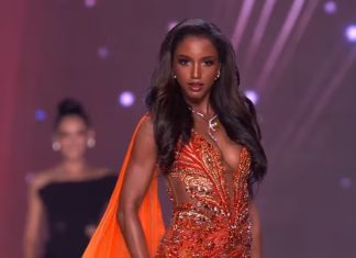 Cae Miss Jamaica del escenario durante la fase preliminar